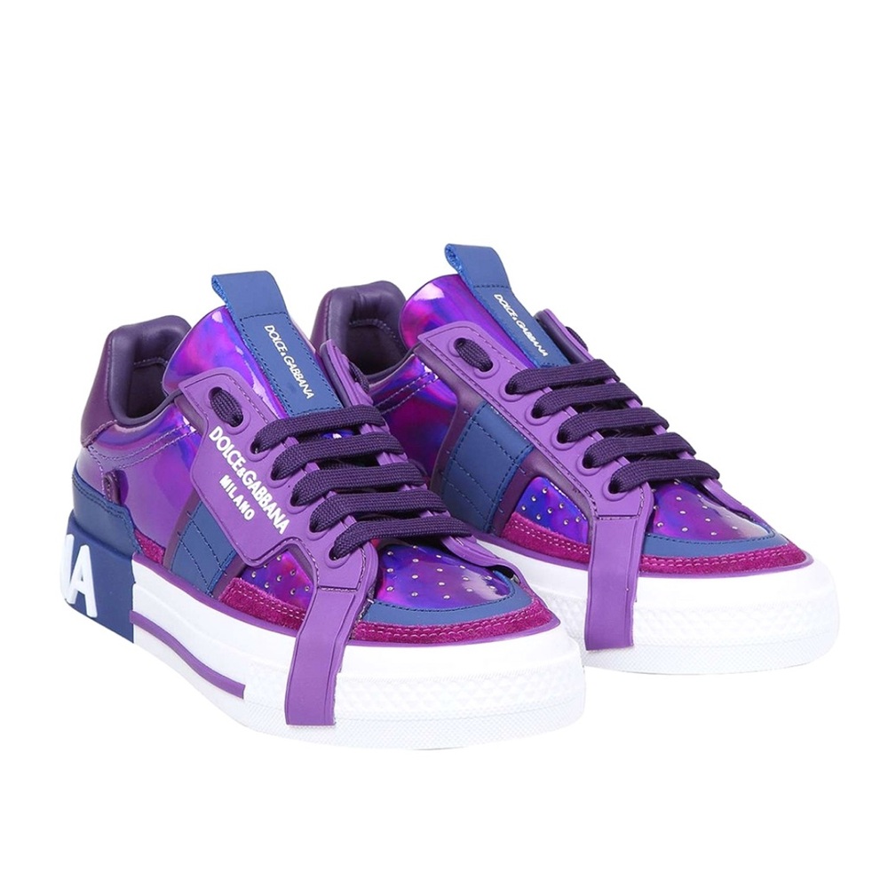 DG Logo Low Top Sneaker 
DONNA Rainbow Purple
37.5